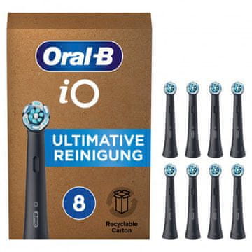 shumee Sonic iO Ultimate Cleansing 8 nastavkov ščetk črna