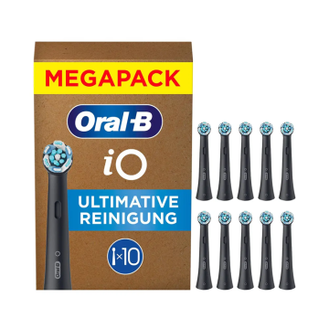 shumee nadomestne glave iO Ultimate Cleaning 10 kosov, crna Megapack