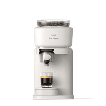 shumee PHIL Baristina BAR300/00 avtomatski espresso aparat z vgrajenim mlinčkom, bel