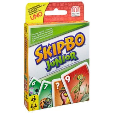Northix Skip-Bo Junior kartaška igra za otroke, starost 5+, 2-4 igralci
