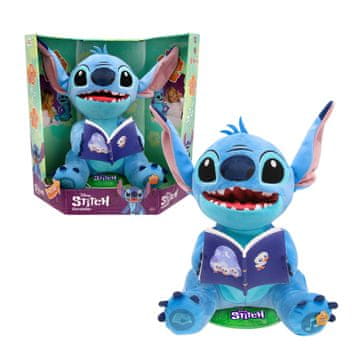 Northix Plišasta igrača Stitch Storyteller s svetlobo in glasbo, večjezična