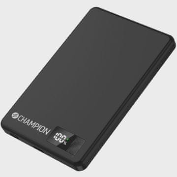Champion Prenosna baterija 5000 mAh, združljiva z MagSafe, 20 W PD, črna