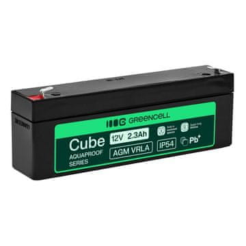 Green Cell Baterie Green Cell AGM VRLA 12V 2.5Ah fără întreținere (178x36x66mm)