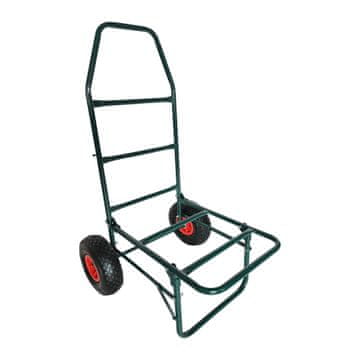 Northix Zložljiv transportni voziček, nosilnost 80 kg, jekleno ogrodje