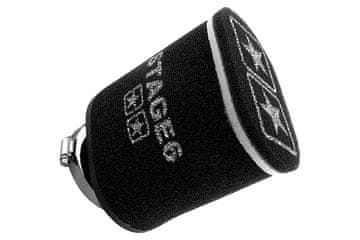 Dvoslojni dirkalni zračni filter /konus/konus, črn, 70 mm