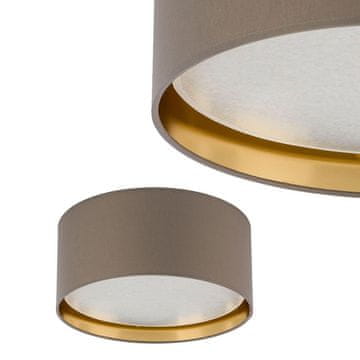 TK Lighting Stropna svetilka BILBAO BEŽ/ZLATA 450 4404