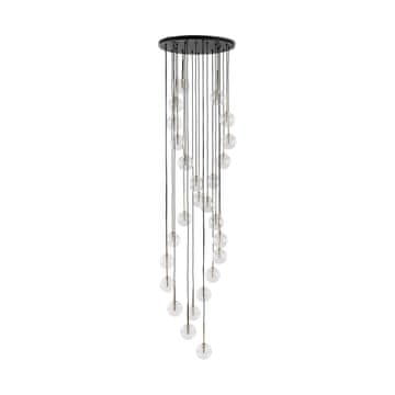 TK Lighting Velika viseča svetilka AURORA TRANSPARENT 10258