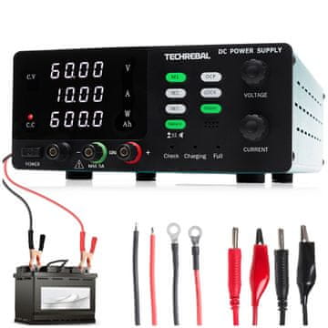 R-SPS6010C 10A laboratorijski napajalnik s funkcijo polnjenja