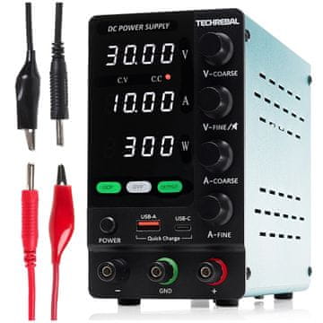 Techrebal SPS-C3010S OCP OVP črna laboratorijska napajalna enota