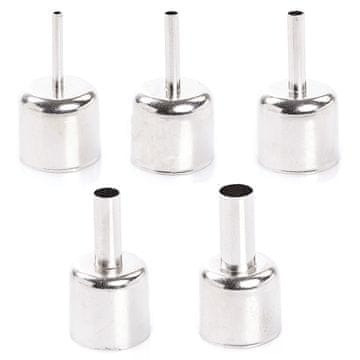 Komplet 5 ravnih, kratkih šob, dolžine 20 mm (5 ravnih)