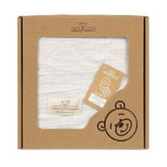 BabyMatex Odeja Swaddle in Box 80x120 MUSLIN bela