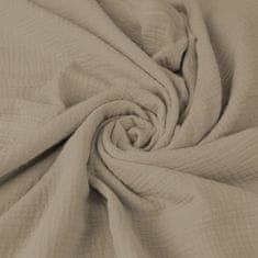 BabyMatex Odeja Swaddle in Box 80x120 MUSLIN Rjava