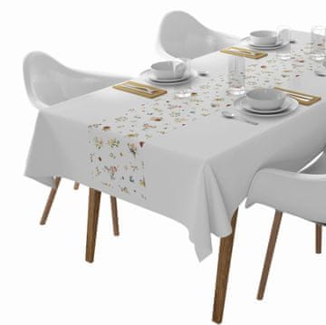 Detexpol Dekorativni tekač za mizo 85x85 Panamski cvetovi