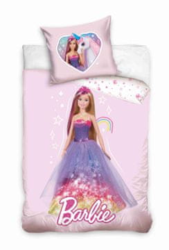Faro Otroška posteljnina 100x135 + 40x60 Barbie princesa