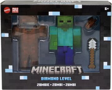 Mattel MINECRAFT DIAMOND LEVEL Figurica Diamond Level iz igre ZOMBIE