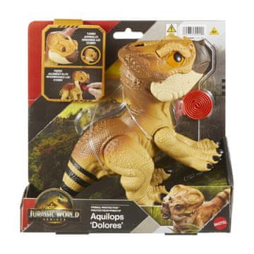 Jurassic World JURSKI SVET PONOVNO ROJSTVO FIGURA DINOZAVRJA AQUILOPS DOLORES Z ZVOKOM 19 CM