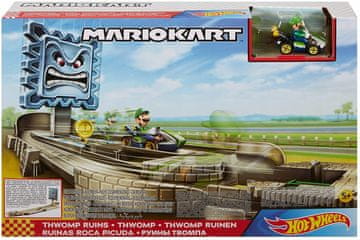 Hot Wheels Komplet ruševin Mario Kart Thwomp