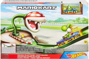 Hot Wheels Komplet dirkalne steze Mario Kart Piranha Plant