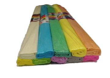 Krep papir MIX 10 pastelnih barv