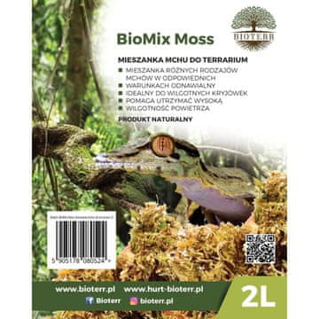BIO Mešanica mahu za terarije | BioBase Moss Mix 2L