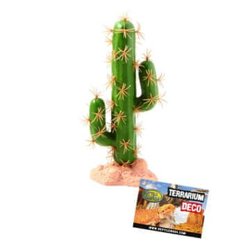 umetni terarijski rastlinski kaktus 22 cm