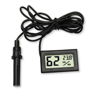 Termometer-higrometer s sondo za terarij Digitalni termo-higrometer, 2 v 1