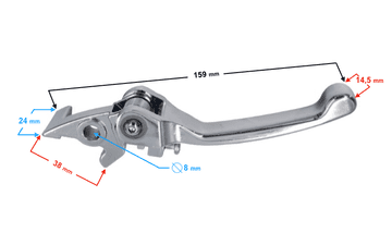 Ročica ročne zavore za CRF70 Cross
