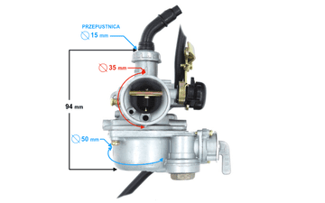 Moretti Uplinjač PZ19, 110cc 4T, 15mm, dušilka s pipo