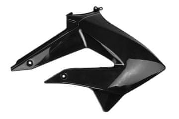 TNT Racing Pokrov hladilnika / okvir / plastika , desni, črn, Derbi Senda DRD 10-17 / Gilera RCR, SMT 11-17