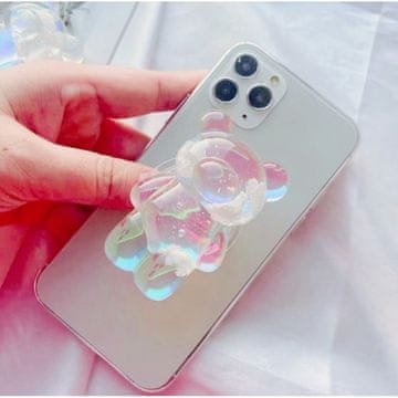 TELESKOPSKI DRŽALNIK ZA TELEFON, LJUBKA MEDVEDKA, SPONKA, MODNO STOJALO