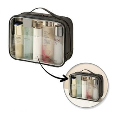 ORGANIZATOR ZA KOZMETIKO ČRN ŽENSKI ETUI 26X20X11 CM