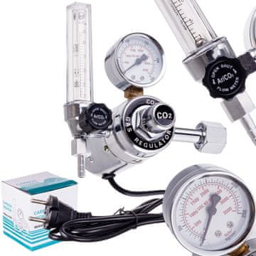 Argonski CO2 reduktor z rotametrom, plinski grelec 230V