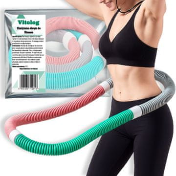 It BC Hula Hoop z utežmi, zložljivo fitnes pametno vadbeno kolo za hujšanje