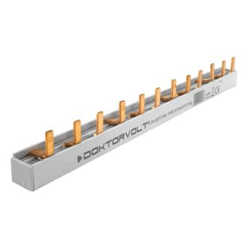 DOK PS/S 3-fazna 12-modulna 10 mm2 63 A DV 2077-pinska priključna zbiralka