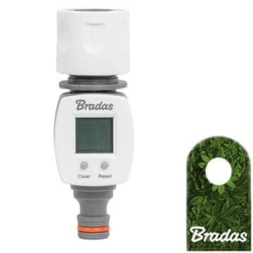 Bradas Merilnik pretoka vode + hitri priključek + priključek WHITE LINE WL-3100 1764