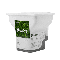 Bradas Ročna rotacijska sejalnica 3L univerzalni vrtni trosilnik WHITE LINE WL-SE102