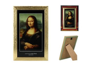 Carmani REPRODUKCIJA SLIKE LEONARDO DA VINCI SLIKA MONA LIZA V OKVIRJU DEKORACIJA