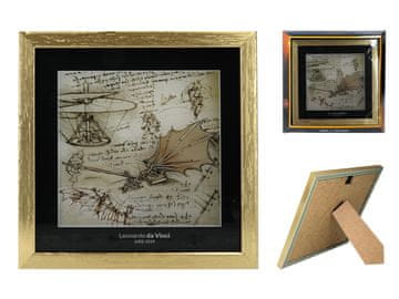 Carmani REPRODUKCIJA SLIKE SKICA LEONARDO DA VINCI SLIKA V OKVIRJU DEKORACIJA