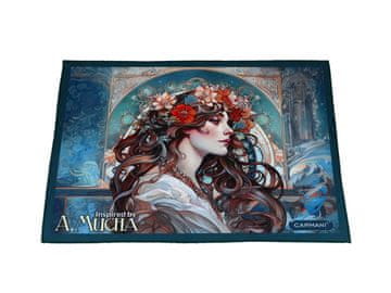 Carmani ALFONS MUCHA NAMIZNI PODLOGA DEKORATIVNA PODLOGA DARILNA UMETNOST