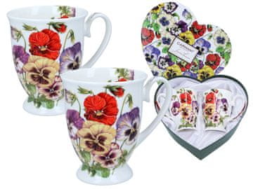 Carmani KOMPLET 2 SKODELIC SRCE MAČEH L. LOZANO CERAMICS DARILNI KOMPLET