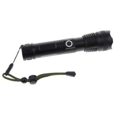 éS TAKTIČNA LED SVEČILKA Z POLNILNO UPORABO ZOOM USB C DARILO ZA PREŽIVETJE 1000LM