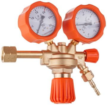 REDUKTOR V JEKLENKI ZA PROPAN, BUTAN IN LPG Z MANOMETROM, MEDENINASTIM VENTILOM 2