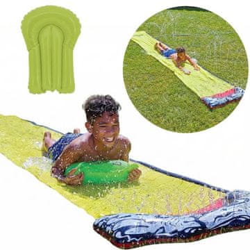 Nobo Kids VODNI TOBOGAN ZA OTROKE VODNI TOBOGAN 480 CM IGRAČA Z VODNJAKOM