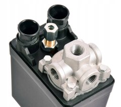 TLAČNO STIKALO PES4V12 8/10bar 400V (vhod 1/4"+3x1/4") 4-smerno NE-MA