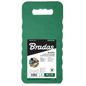 Bradas Večnamenska podloga za kolena 40x20x2cm zelena za vrt, za gradnjo, kampiranje in terensko delo POD150GR
