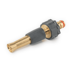 Bradas Nastavljiva razpršilna šoba MEDENINASTA MEHKA GW 3/4" s priključkom za pipo GZ 3/4" 10 cm medenina BR-S4711