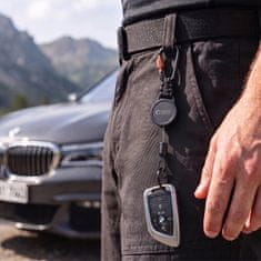 Tech-protect ATH04 varnostna vrvica za mobilni telefon in ključe, črna / oranžna