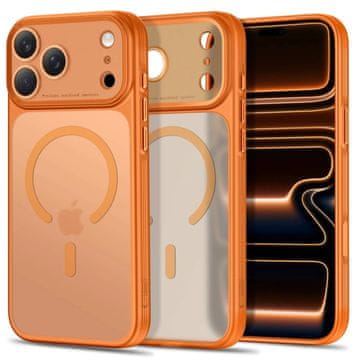 Tech-protect MagPrime MagSafe CC ovitek za iPhone 17 Pro / 18 Pro, oranžen