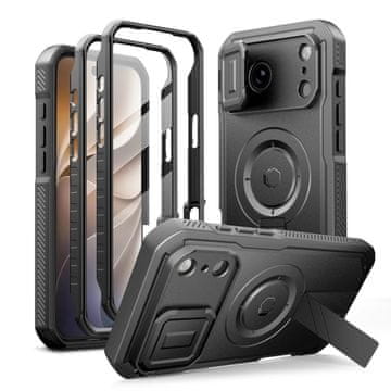 Tech-protect Kevlar MagSafe ovitek za iPhone 17 Pro Max / 18 Pro Max, črn