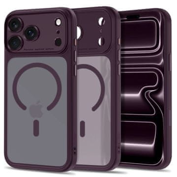 Tech-protect MagPeak MagSafe CC ovitek za iPhone 17 Pro / 18 Pro, bordo